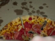 PIZZA-CUM ON FOOD-KINKY FETISH FEMALE MASTURBATION-BEST TEEN AMATEUR-ARABIAN SNOWWHITE-LOS ANGELES G 3/16