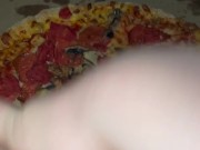 PIZZA-KINKY FETISH FEMALE MASTURBATION-CUM ON FOOD-BEST TEEN AMATEUR-ARABIAN SNOWWHITE-LOS ANGELES G 13/16