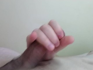 Super fast handjob jerking for micro penis