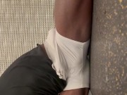 Gym time with Nakedteumpeter. I am getting aexybfor my shows 7/16