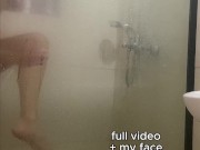 The louder I moan, the hotter the glass gets, until I press my ass against it for you. 9/16