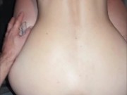 Milf rides my cock and takes a creampie in the car 12/16