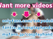 Japanese girls in a classical sailor suit gives a guy a facesitting and intercrural sex. 16/16