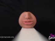 Fleshlight Mouth Fuck - Loud Moaning and Cum in Mouth - Male Sex Toy 1/16