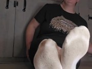 Delicious dirty socks 😍 and cute slippers. 9/16