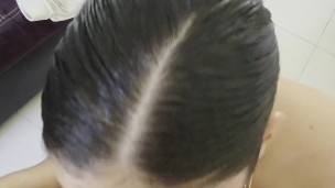 JUICY CURVY LATINA GIVES ME A GOOD BLOWJOB