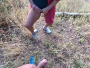 CAZZO GUARDI! Scopata da un GUARDONE SCONOSCIUTO lungo la FERROVIA 10/16