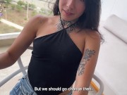 Latina babe gets FUCKED in the Hotel's balcony before the party 3/16