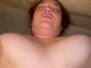 Step sister forgets to wear underwear to bed 9/16