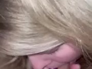 Blonde slut loves sucking cock 16/16
