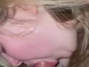 Blonde slut loves sucking cock 8/16