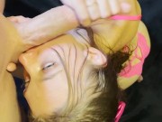 Slutty Young Milf In Lingerie Gets Throat Fucked - Cock Worship- Ball Worship 12/16