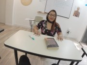 Reunion con PAdre de mi alumna termina en tremenda follada en el salon de clase- Mvstery Guy 7/16