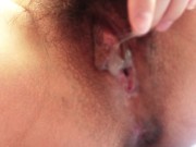 【ASMR】濡れたまんこにクリトリスオナニーで手が止まらない主婦　  無修正　素人　アナル丸見え 9/16