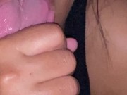 Slow crazy tongue action BJ 2/16