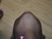 DEEPTHROAT INTERRACIAL TO BLACK SKINNY GIRL - HOMEMADE AMATEUR 14/16