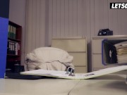 Blonde MILF Sophie Logan Hardcore Sex With the Boss at the Office - LETSDOEIT 1/16