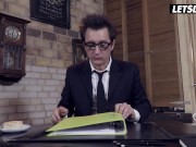 Blonde MILF Sophie Logan Hardcore Sex With the Boss at the Office - LETSDOEIT 3/16