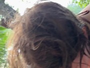 Horny teen in bikini gives oily titjob and suck my dick on public beach 10/16