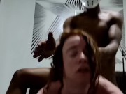 MY FRIEND PULLS MY WIFE'S HAIR MAKING HER MOAN LIKE A WHORE AND I SAY HE'S A CUCKOLD 12/16