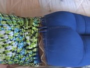 The maid's stepson caresses my ass, I get aroused and ask him to fuck me. 8/16