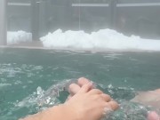 snow and hot water vlog 10/16