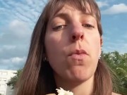 I eat a banana in public 12/16