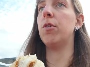 I eat a banana in public 5/16