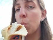 I eat a banana in public 6/16