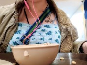 Just Ruby Eating breakfast 🤤 {Food Loading in Public} 9/16