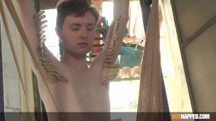 Boynapped - Servicing Hard Master Part 2: Skinny Sub Takes Pinching And Ass Stretching
