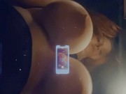 Titty play against glass 13/16