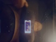 Titty play against glass 3/16