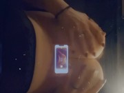 Titty play against glass 7/16