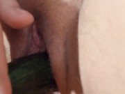Fucked myself with a cucumber 8/16