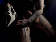 Eye Contact Masked Male Orgasm Ebony Sex Toy Fantasy Interracial Goyha Omen Bunny Ghost Face Finale 15/16