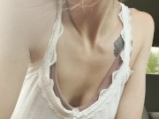 Petite Slut Squirts- Public Masturbation- Clip 16/16