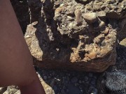 I spied on a nudist on the beach and then fucked her. 15/16