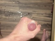 Intensive Masturbation, Cum explosion. Twink hardcore jerking off 16/16