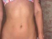 Transparent Lingerie & Micro Bikini Try On Haul | Petite 9/16