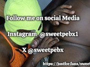Daddy's cum tastes soo good - sweetpebx