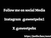 Daddy's cum tastes soo good - sweetpebx 16/16