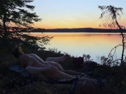 Love at a Lake in the Sunset - RosySky - 4K 30fps 10/16