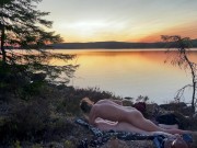 Love at a Lake in the Sunset - RosySky - 4K 30fps 12/16