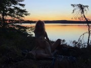 Love at a Lake in the Sunset - RosySky - 4K 30fps 13/16