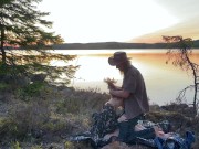 Love at a Lake in the Sunset - RosySky - 4K 30fps 4/16