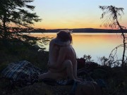 Love at a Lake in the Sunset - RosySky - 4K 30fps 6/16