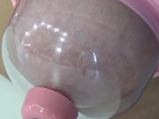 Vacuum pump for breast massage. Experiment 8/16