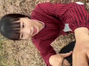 農家の巨乳黒髪人妻が野外で,ファンクラブ会員にフェラ｜日本人,素人,個撮,POV