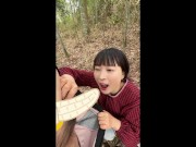 農家の巨乳黒髪人妻が野外で,ファンクラブ会員にフェラ｜日本人,素人,個撮,POV 11/16